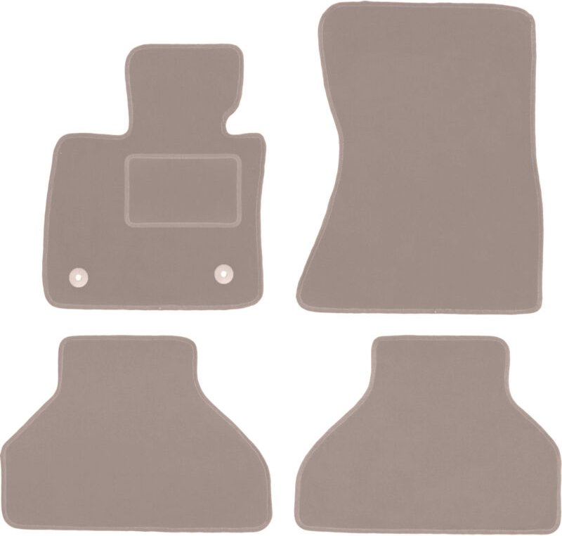 Beige Velours-Fußmatten für: BMW X6 E71 SUV (2008-2014)