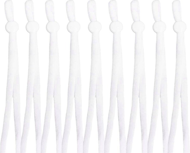 Tlily - 100 Stück Nähgummiband mit verstellbarer Schnalle, dehnbare Maske, Ohrschlaufe, Lanyard, Ohrenschützer, Seil, DI...