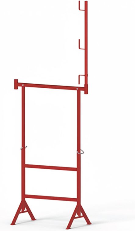 4 Teleskopische Maurerböcke mit Pfosten - Höhe von 1,20 bis 2,20 m - 40342232/4