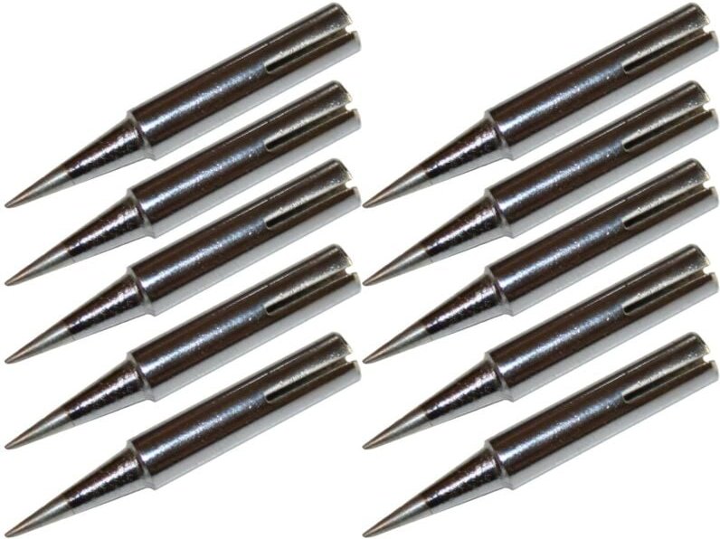 ETT - 10 Ersatz Lötspitzen für Micro Fein Lötkolben Präzisions Lötnadel 8W