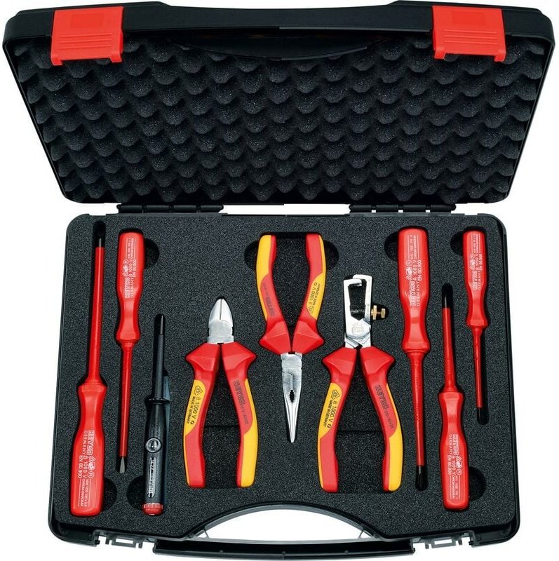 00049000500 VDE-Elektriker Werkzeug-Garnitur, 9-tlg.