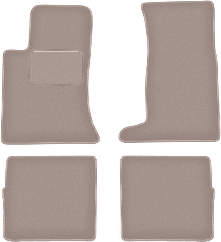 Beige Velours-Fußmatten für: Cadilac SRX 0 (2004-2010)