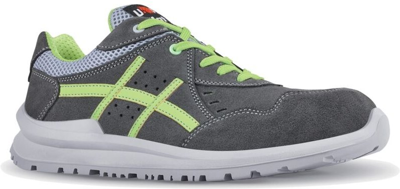 Sicherheitsschuhe niedrig KIMI S1P SRC - Grau/Limette Grün 47