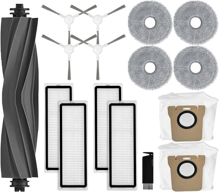 Ersatzteile kompatibel für L10S Ultra / L10 Roboter-Staubsauger, Zubehör, Hauptbürste, Staubbeutel