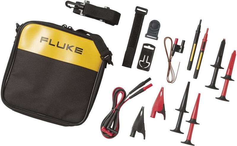 Fluke TLK289 Sicherheits-Messleitungs-Set Abgreifklemmen, Stecker 4 mm, Prüfspitze Stecker 4 mm Rot