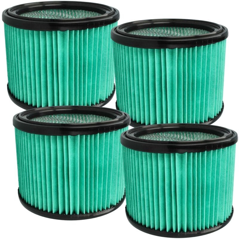 Thumbnail - 4x Staubsaugerfilter kompatibel mit Bosch 060197C100, 06019E5100 Staubsauger - HEPA-Filter Schwarz Hellblau - Vhbw