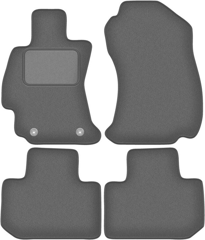 Graphit-Fußmatten für: Subaru Forester V SUV (2016-)