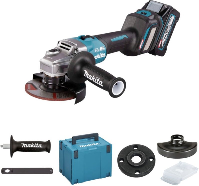 GA023GM201 Akku-Winkelschleifer xgt im makpac Gr. 4, 40V max., 125 mm, 3.000-8.500 min-1 - Makita