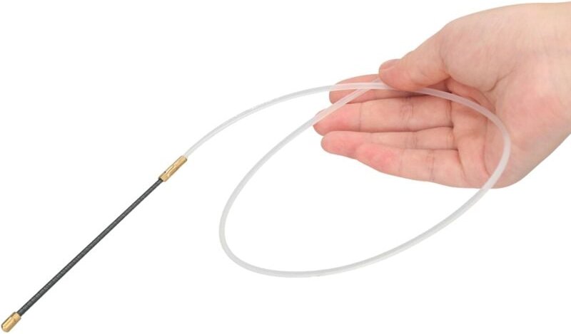 30 m Kabeleinziehhilfe mit Einziehband, Kabeleinziehwerkzeug für Wanddurchführungen, Einfädler aus ABS-Kunststoff, geeig...