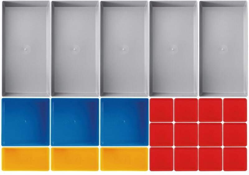 Kraftwerk - Einsatzboxen-Set, 23-teilig, 45 mm hoch