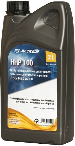 Kompressoröl HHP100 Lacme Kanister 2 l - 318000