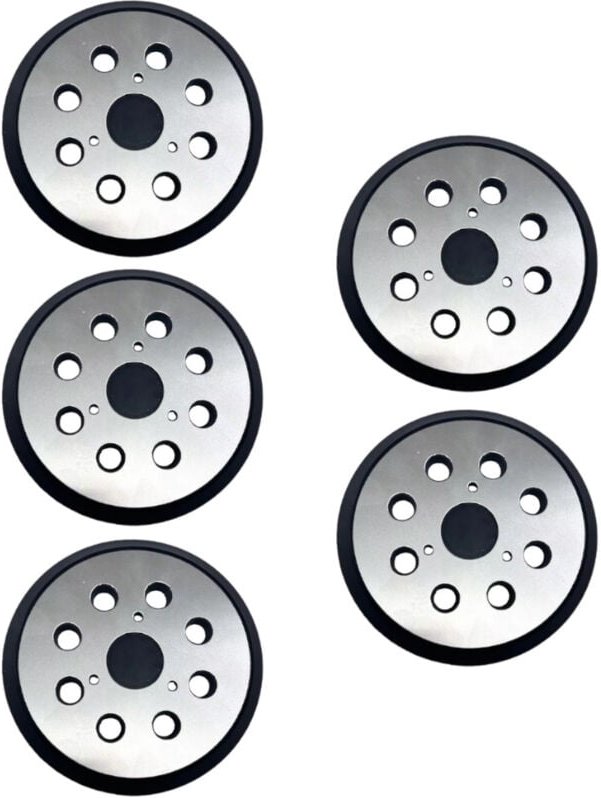 Trade-Shop Schleifteller Stützteller 125mm mit Metall-Rückseite für Hitachi SV13YA SV13YB, Milwaukee ros 125 e, Porter C...