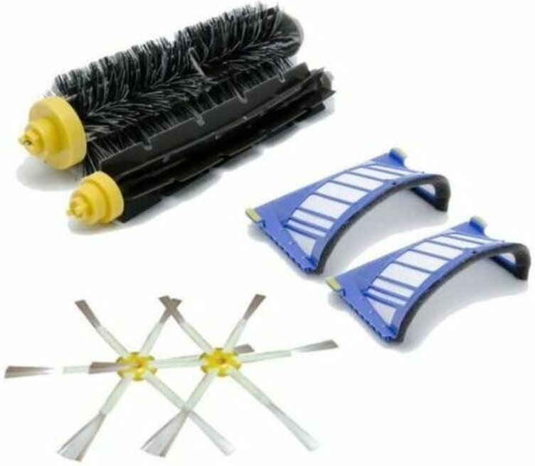 Kleines komplettes kit mit 6 seitenbürsten für Irobot roomba 610 620 625 630 650 653 660