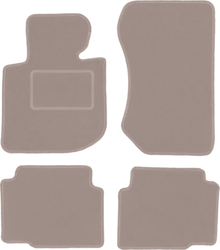 Beige Veloursmatten für: BMW 3 E36 Kompakt, Coupé, Limousine, Kombi, Touring (1991-2000)