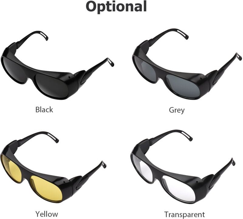 Schweißerbrille, hohe Flexibilität, stoßfest, UV-Schutz, für elektrische Schweißarbeiten, integrierter Rahmen, ABS-Mater...