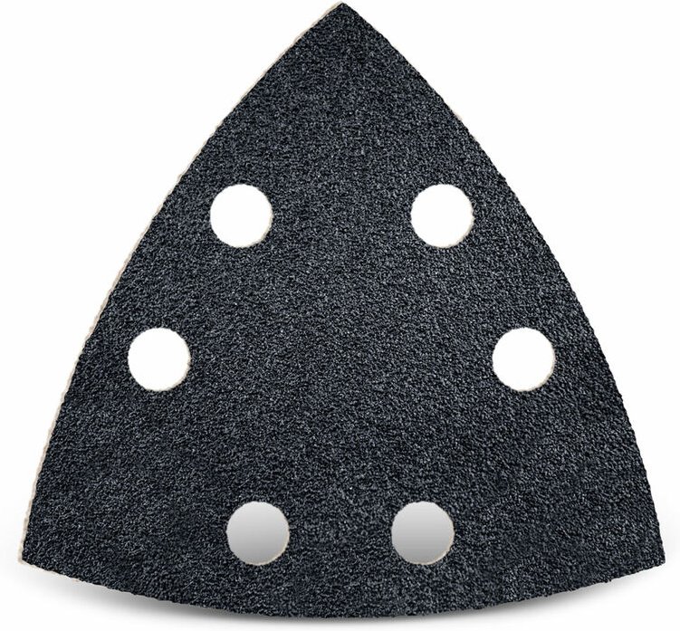 Black Klett-Schleifblätter, 93 mm, 6-Loch, f. Deltaschleifer, Siliciumcarbid (50 Stk.) K180 - Menzer