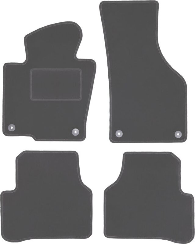 Graphit-Fußmatten für: Volkswagen Passat B6 Limousine, Kombi, Variant (2005-2010)