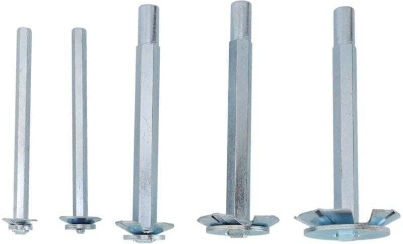 Decdeal 5-teiliges PVC-Sanitär-Bit-Set, spart Zeit und Mühe, Schnellarbeitsstahl