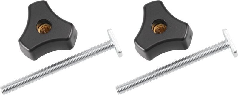 Thumbnail - 2er-Set T-Schraube und M8-Kunststoffgriff, Schnellspannklemme aus Metall für T-Nut-T-Schienen-DIY-Holzbearbeitungswerkze...