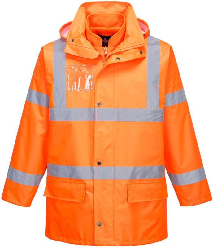 Hi-Vis Essential 5-in-1 Parka Orange XL