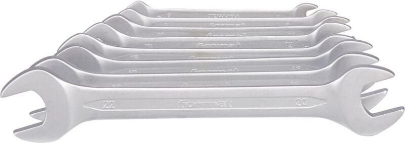 Doppelmaulschlüssel-Satz DIN3110 6-22 mm, 8-teilig - Format