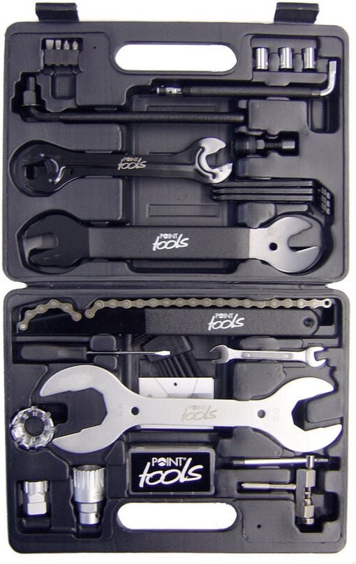 Toolbox 32 Fahrrad Werkzeugkoffer 32teilig - Point