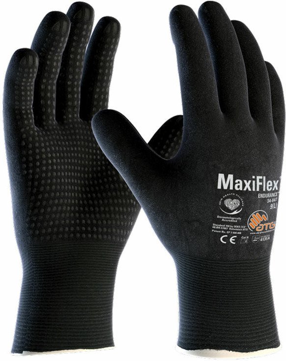 ATG - Guanti da lavoro MaxiFlex 34-847-9 - Anthrazit - - Anthrazit