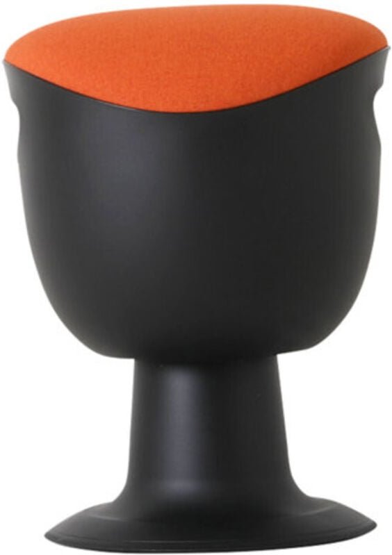 Multibeweglicher Drehhocker mit Tellerfuß, höhenverstellbare Sitzhöhe 465-585mm, gepolstert und kippsicherer Stand, Oran...