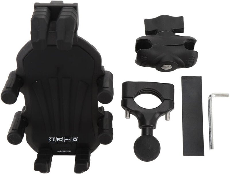 Jeffergarden Motorrad -Telefonmontage mit Vibrationsdämpfer Sicherheitsschloss Einstellbarer Lenker Handyhalter passen 4...