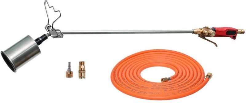 ROTHENBERGER Industrial Profi Hochleistungsbrenner RoTitan inkl. Schnellkupplung & Gummischlauch 6 m - 1500005130