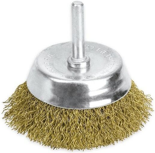 Gewellte Topfbürste mit Stiel 75mm Dogher 823-075