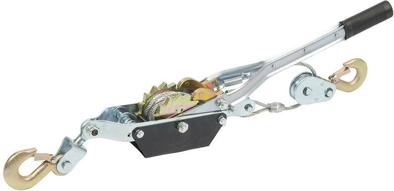 Schwerlast-Greifzug 2.000 kg, 3 m langes Stahlseil