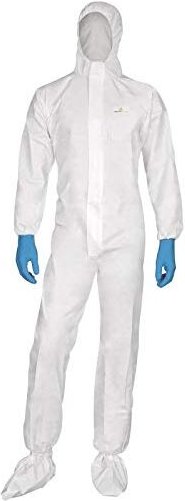 Essential Vliesstoff-Schutzanzug mit Kapuze Weiß m - FR(40/42)