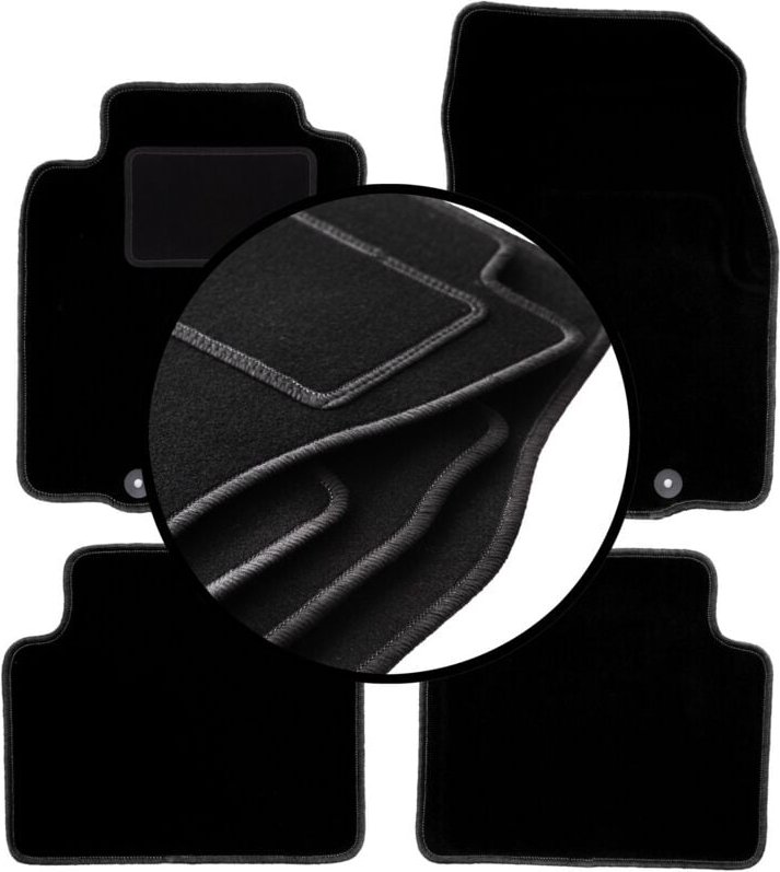 Komplettset Veloursmatten für: Renault Koleos II SUV (2016-)