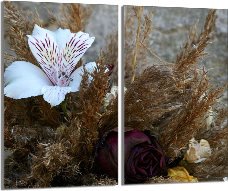 Glasschutzplatte für den Herd 2x30x52 Orchidea