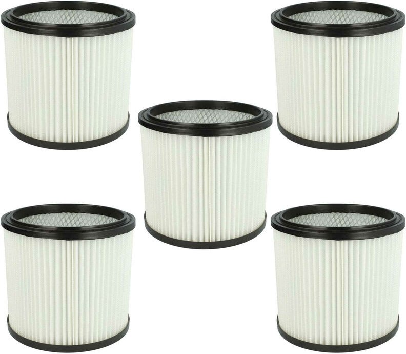Thumbnail - 5x Faltenfilter Ersatz für Klarstein 10007544, 6.904-042.0 für Staubsauger - Filter, Patronenfilter, weiß - Vhbw