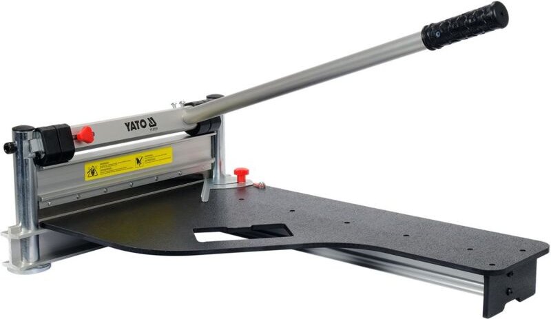 Yato - Laminatschneider Laminatknacker Cutter Schneidegerät Schnittlänge 340 mm Winkellehre