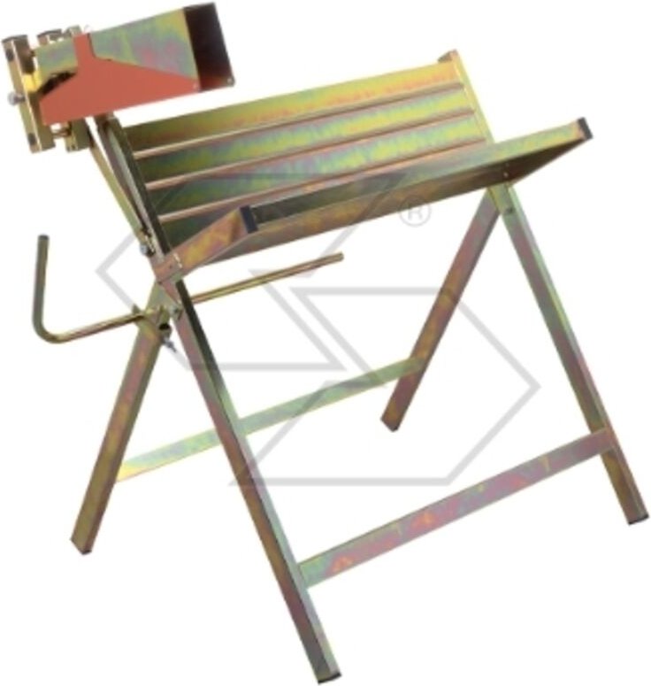 Verzinkter Blechständer zum Schneiden von Stämmen mit Klemme für Kettensäge