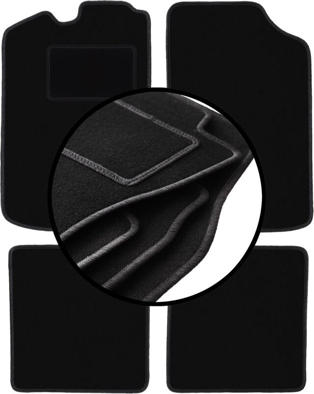 Kompletter Satz Veloursmatten für: Volkswagen Golf I Schrägheck (1974-1983)