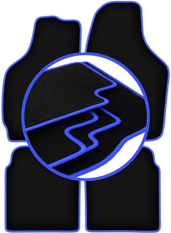 CARLUX-BLUE Autofußmatten für: Daewoo Tico Fließheck (1996-2001)