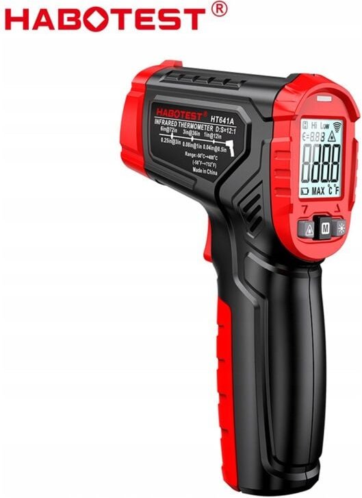 Pyrometr, Berührungsloses Infrarot-Thermometer, Reg. Emission -40 +400°c