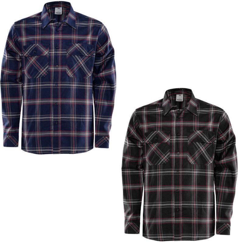 7421 msf Flanell-Arbeitshemd - xl - Schwarze - Fristads