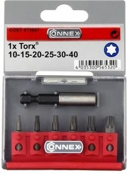 Schraubeinsatz-Sortiment tx Sortiment 7-teilig Bits