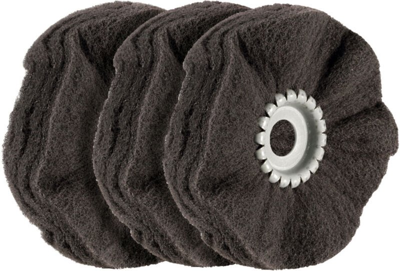 Osborn - Schleifvliesring-Set, 3-teilig (SiC), zum Satinieren fein, Ring-⌀ 150 mm 3 Stk