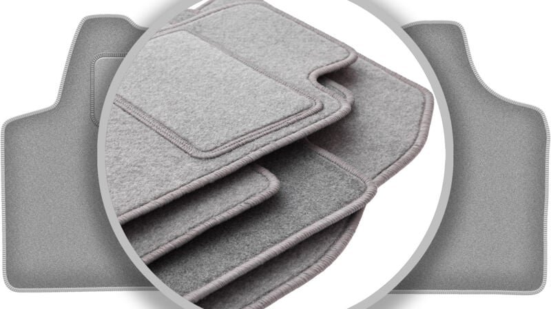 Graue Autofußmatten für: Fiat Scudo II Kastenwagen (2007-2016)