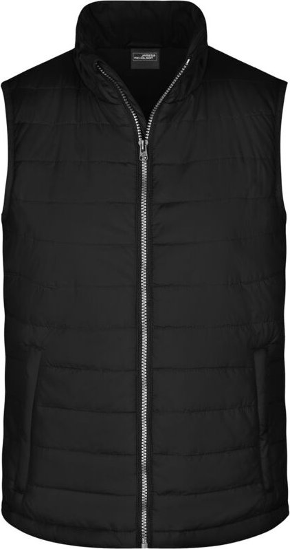 James&nicholson - leichte, wattierte Steppweste jn 1136 Gr. m schwarz