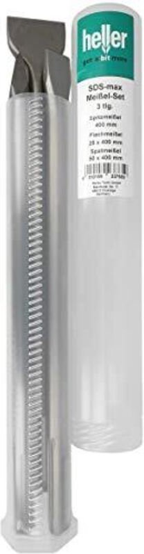 Heller Tools 23765 9 Meißel-Set 3teilig 25 mm, 50 mm Gesamtlänge 400 mm SDS-Max 1 St.