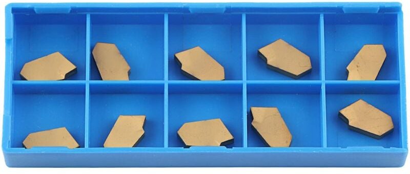10 Stück Hartmetall-Dreheinsatz Drehmaschine CNC-Drehwerkzeuge Metalldrehmaschine Schneidwerkzeuge Hochgeschwindigkeitss...