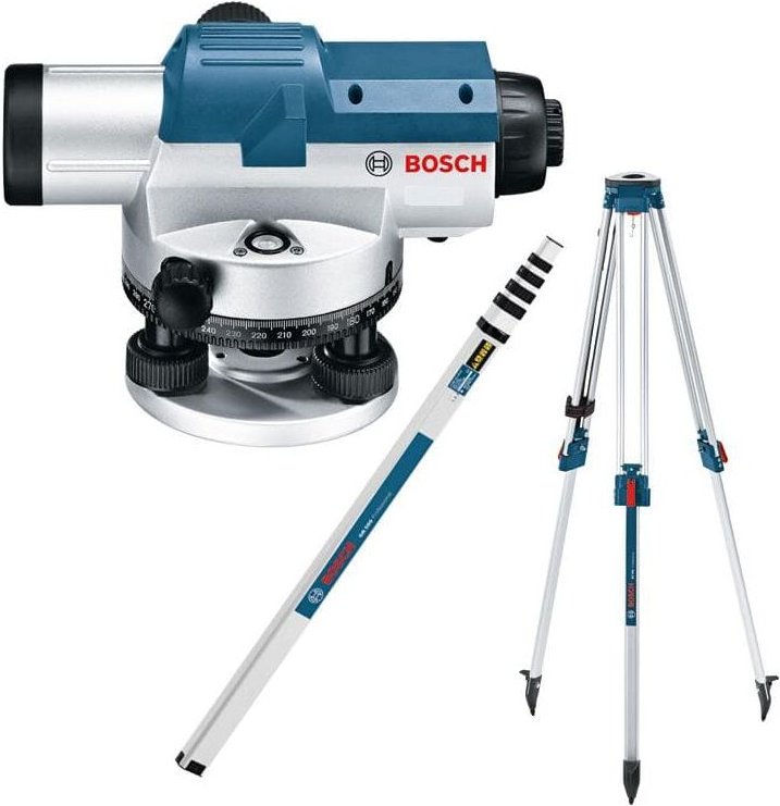 Bosch - Optisches Nivelliergerät gol 26 g inkl. Stativ bt 160 + gr 500 im Set