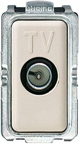 Bticino - TV-Steckdose männlich Serie Magic Ivory Code S5173PF